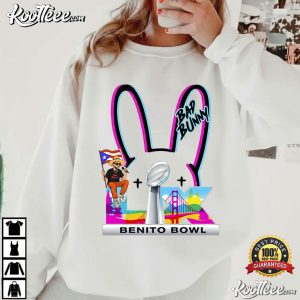 Puerto Rico Football Fan Benito Bowl Bad Bunny T Shirt (4)