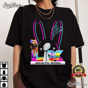 Puerto Rico Football Fan Benito Bowl Bad Bunny T Shirt (1)
