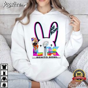 Puerto Rico Football Fan Benito Bowl Bad Bunny T Shirt (3)