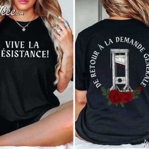 Guillotine French Revolution History Social Justice T Shirt (2)