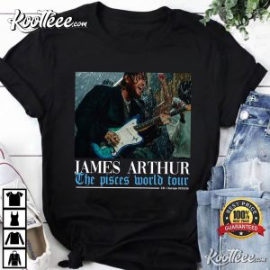 James Arthur The Pisces World Tour Music Concert T Shirt (1)