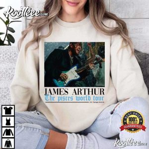 James Arthur The Pisces World Tour Music Concert T Shirt (2)