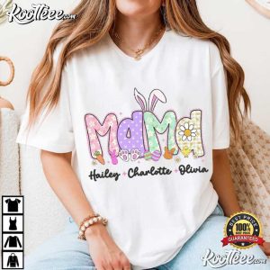 Easter Mama Cute Spring Unique Bunny Custom T Shirt (2)
