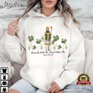 Saint Patrick Christian Shamrock Religious Quote T Shirt (3)