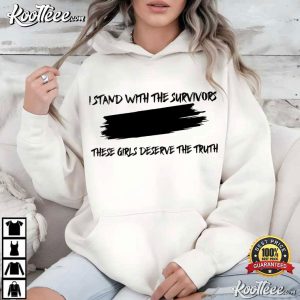 Epstein Victims I Stand With Survivors They Deserve The Truth T Shirt (2)