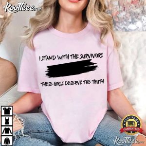 Epstein Victims I Stand With Survivors They Deserve The Truth T Shirt (3)