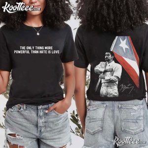 Bad Bunny The Only Thing More Powerful Than Hate Is Love Limited T Shirt (2)