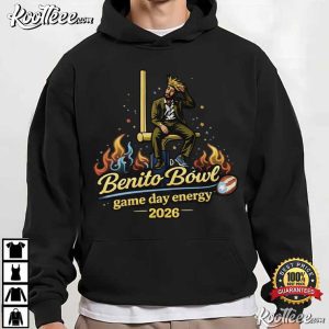 Benito Bowl Game Day Energy 2026 Funny Football T Shirt (4)