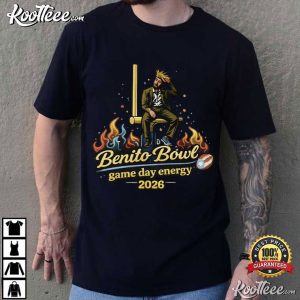 Benito Bowl Game Day Energy 2026 Funny Football T Shirt (2)