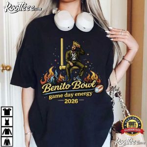 Benito Bowl Game Day Energy 2026 Funny Football T Shirt (3)