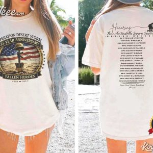 Operation Desert Storm Fallen Heroes 35 Year Anniversary T Shirt (4)