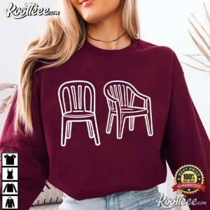 Bad Bunny DTMF Plastic Chairs Drawing T Shirt (1)