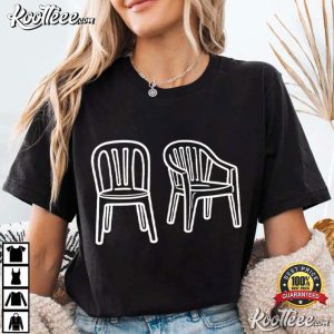 Bad Bunny DTMF Plastic Chairs Drawing T Shirt (2)