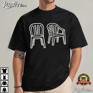 Bad Bunny DTMF Plastic Chairs Drawing T Shirt (3)