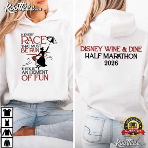 Disney Themed Mary Poppins In Every Race That Must Be Run T Shirt (4)