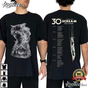 Scream 7 Kill Tour 30th Anniversary Movie T-Shirt Scream 7 Kill Tour 30th Anniversary Movie T Shirt (2)