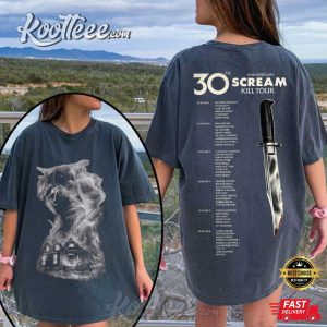 Scream 7 Kill Tour 30th Anniversary Movie T Shirt (3)