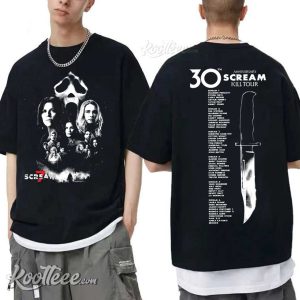 Scream 7 30th Anniversary Kill Tour Movie Fan T Shirt (1)