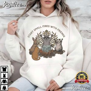 Raccoon Start Small Fires With Friends Abolish Ice Community T Shirt (1)