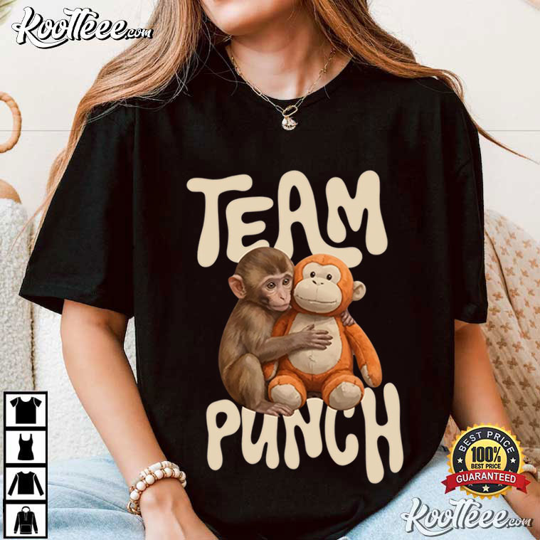 Animal Team Punch Monkey Macaque T-Shirt Animal Team Punch Monkey Macaque T-Shirt