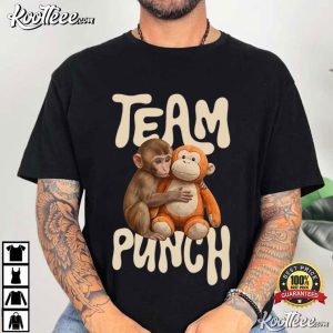 Animal Team Punch Monkey Macaque T Shirt (3)