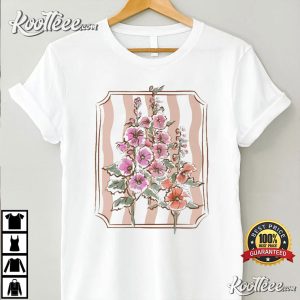 Vintage Floral Cottagecore Botanical Garden T Shirt (4)