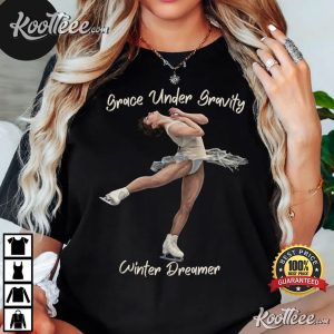 Grace Under Gravity Figure Skating Winter Dreamer T-Shirt Grace Under Gravity Figure Skating Winter Dreamer T Shirt (4)