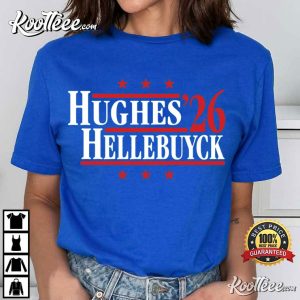 Hughes And Hellebuyck '26 Team USA Retro Campaign T-Shirt Hughes And Hellebuyck '26 Team USA Retro Campaign T Shirt (1)