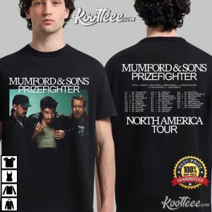 Mumford And Sons Prizefighter North America Tour 2026 T Shirt (2)