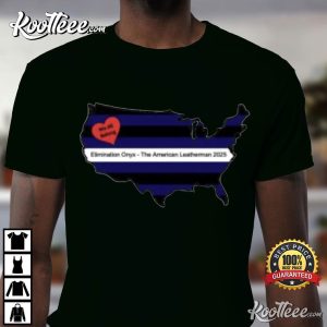 Leather Pride Flag Elimination ONYX American Brotherhood T Shirt (4)