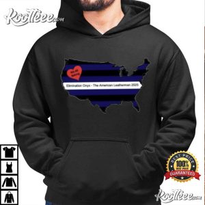 Leather Pride Flag Elimination ONYX American Brotherhood T Shirt (3)