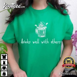 Leprechaun Beer Drinks Well With Other St Patrick's Day T Shirt (1)