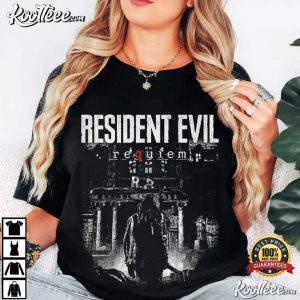 Resident Evil Requiem Vintage Leon Kennedy Game Fan T Shirt (2)