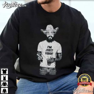 Post Malone Western Posty I’m Just Vibin T Shirt (1)
