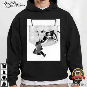 USA Olympic Gold Medal Hockey Connor Hellebuyck Save T Shirt (1)