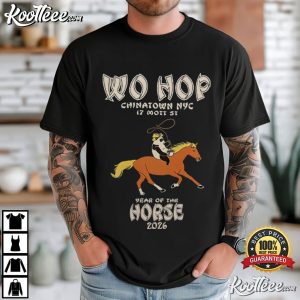 Wo Hop Chinatown NYC 2026 Year Of The Horse T Shirt (3)