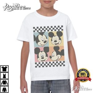 Disney World Boxy Character Mickey Minnie Donald T Shirt (1)
