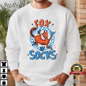 Fox In Socks Funny Reading Week T Shirt (1)