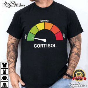 Low Cortisol Funny Meme Chill Nonchalant T Shirt (2)