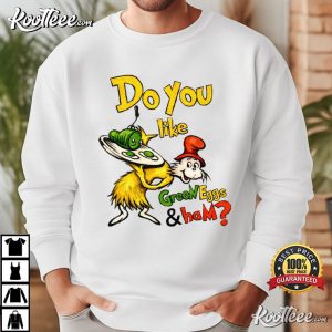 Dr Seuss Green Eggs And Ham Oil Painting T-Shirt Dr Seuss Green Eggs And Ham Oil Painting T Shirt (4)