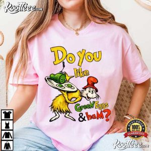 Dr Seuss Green Eggs And Ham Oil Painting T-Shirt Dr Seuss Green Eggs And Ham Oil Painting T Shirt (2)