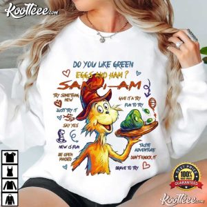 Dr Seuss Do You Like Green Eggs Read Across America T Shirt (1)