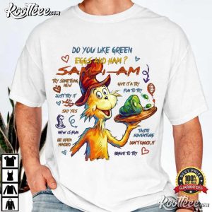 Dr Seuss Do You Like Green Eggs Read Across America T Shirt (3)