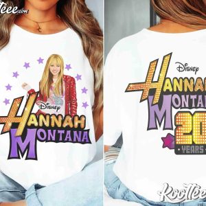 Disney Hannah Montana Pop Star 20th Anniversary T-Shirt Disney Hannah Montana Pop Star 20th Anniversary T Shirt (3)