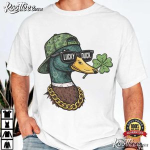 St Patrick’s Day Lucky Duck T Shirt (1)