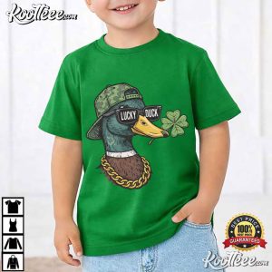 St Patrick’s Day Lucky Duck T Shirt (2)