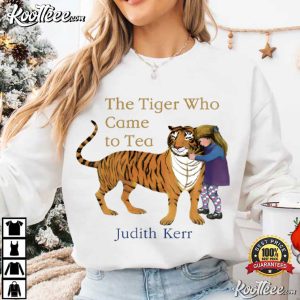 The Tiger Who Came To Tea Judith Kerr Book Day T-Shirt The Tiger Who Came To Tea Judith Kerr Book Day T Shirt (4)