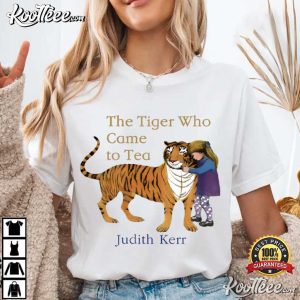 The Tiger Who Came To Tea Judith Kerr Book Day T-Shirt The Tiger Who Came To Tea Judith Kerr Book Day T Shirt (1)