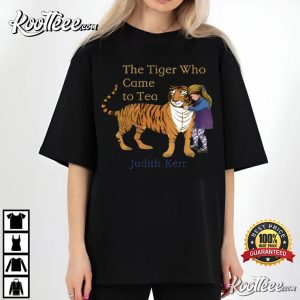 The Tiger Who Came To Tea Judith Kerr Book Day T Shirt (2)