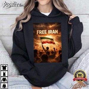 Free Iran Flag No War With Iran Human Rights T-Shirt Free Iran Flag No War With Iran Human Rights T Shirt (4)